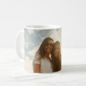Beste Freunde personalisiertes Foto und Name Kaffeetasse (Vorderseite Links)