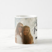 Beste Freunde personalisiertes Foto und Name Kaffeetasse (Mittel)