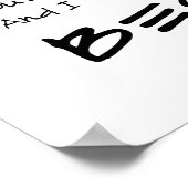 Beste Freunde Poster (Ecke)