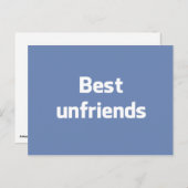 Beste Freunde Postkarte (Vorne/Hinten)