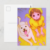 Beste Freunde Postkarte (Vorne/Hinten)
