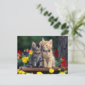 Beste Freunde Postkarte (Stehend Vorderseite)