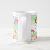 Beste Freunde Regenbogen-Tasse Jumbo-Tasse (Rückseite)