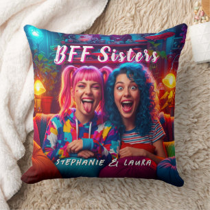 Beste Freunde Schwestern Lustige BFF Kissen