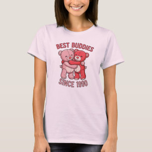 Beste Freunde seit 1990 Bär T-Shirt
