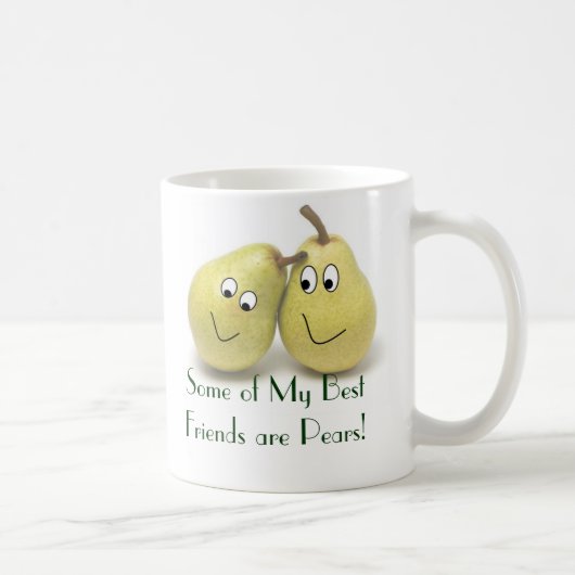 Beste Freunde sind Birnen-Tasse Kaffeetasse (Rechts)