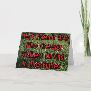 Beste Freunde sind wie gruselige Jägers-Karte Karte