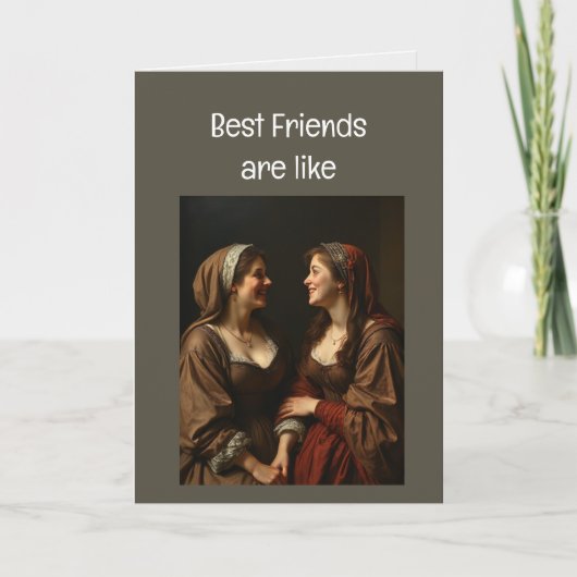 Beste Freunde sind wie Märchen Karte (Vorderseite)