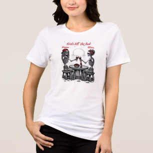 Beste Freunde Skelett Paar Tri-Blend Shirt