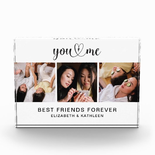 Beste Freunde Skriptfotokopplungsblock Fotoblock (Vorderseite)