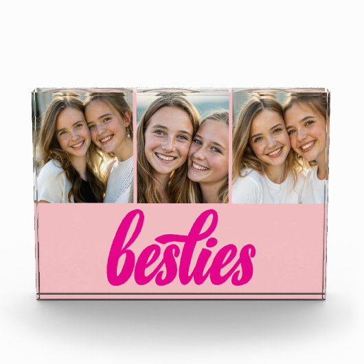 Beste Freunde Skriptgeschenk für Freunde FotoColla Fotoblock (Vorderseite)