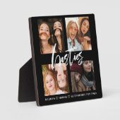 Beste Freunde Square 4 Fotos Collagen besticht dur Fotoplatte (Vorderseite)