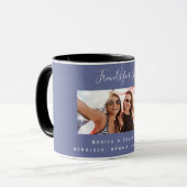 Beste Freunde staubblaue Fotos Tasse (Vorderseite Links)