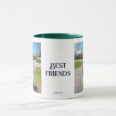 Beste Freunde und Begleiter Tasse (Zentrum)