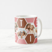 Beste Freunde Waben 6 Fotocollage Kaffeetasse (VorderseiteRechts)