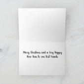 ***BESTE FREUNDE*** WISHED MERRY CHRISTMAS/NEW YEA KARTE (Innenseite)