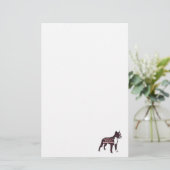 BESTE FREUNDIN American Pitbull Terrier Briefpapier (Stehend Vorderseite)