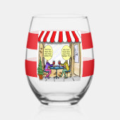 BESTE FREUNDIN Best Friend Forever Wine Café Al Po Weinglas Ohne Stiel (Vorderseite)