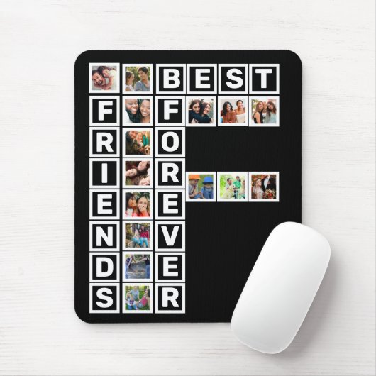 BESTE FREUNDIN Best Friends Forever 15 Collage Tem Mousepad (Mit Mouse)