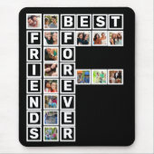 BESTE FREUNDIN Best Friends Forever 15 Collage Tem Mousepad (Vorne)