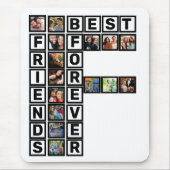 BESTE FREUNDIN Best Friends Forever 15 Collage Tem Mousepad (Vorne)