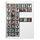 BESTE FREUNDIN Best Friends Forever 15 Collage Tem Notizblock (Vorderseite)