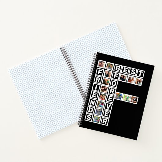 BESTE FREUNDIN Best Friends Forever 15 Collage Tem Notizblock (Innenseite)
