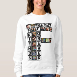 BESTE FREUNDIN Best Friends Forever 15 Collage Tem Sweatshirt