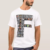 BESTE FREUNDIN Best Friends Forever 15 Collage Tem T-Shirt (Vorderseite)