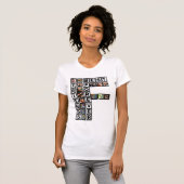 BESTE FREUNDIN Best Friends Forever 15 Collage Tem T-Shirt (Vorne ganz)