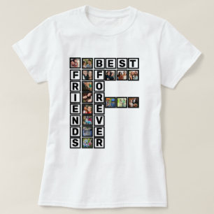 BESTE FREUNDIN Best Friends Forever 15 Collage Tem T-Shirt