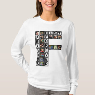 BESTE FREUNDIN Best Friends Forever 15 Collage Tem T-Shirt