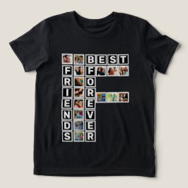 BESTE FREUNDIN Best Friends Forever 15 Collage Tem Tri-Blend Shirt