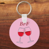 BESTE FREUNDIN Best Friends Forever Button Key Rin Schlüsselanhänger (Vorderseite)