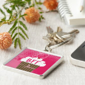 BESTE FREUNDIN Best Friends Forever Cupcake Schlüs Schlüsselanhänger (Seite)