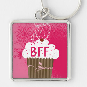 BESTE FREUNDIN Best Friends Forever Cupcake Schlüs Schlüsselanhänger