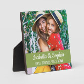 BESTE FREUNDIN Best friends Foto Fotoplatte (Vorderseite)