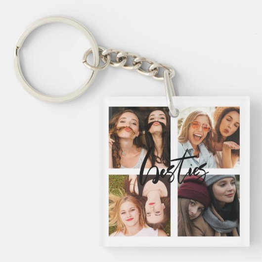 beste Freundin Best Friends Foto Geschenk Schlüsse Schlüsselanhänger (Vorderseite)