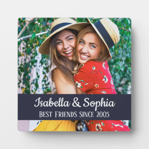 BESTE FREUNDIN Best friends Modernes, maßgeschneid Fotoplatte
