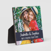 BESTE FREUNDIN Best friends Modernes, maßgeschneid Fotoplatte (Vorderseite)