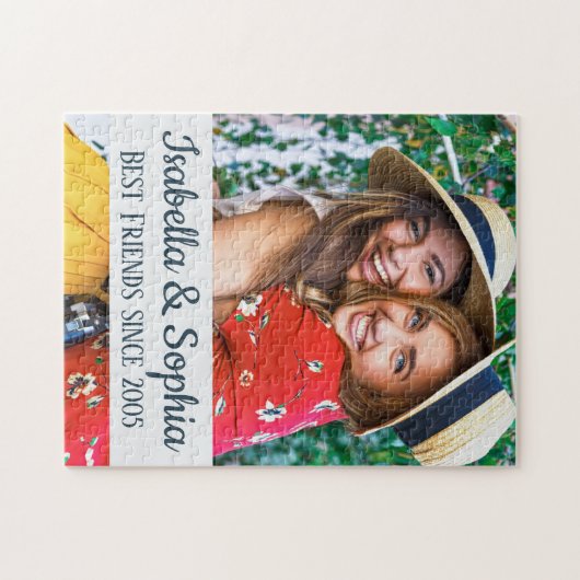 BESTE FREUNDIN Best friends Modernes, maßgeschneid Puzzle (Horizontal)