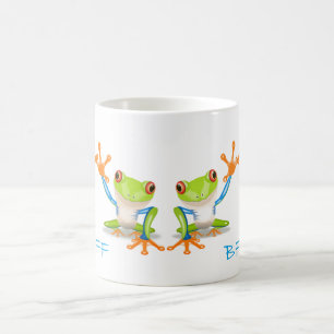 BESTE FREUNDIN beste Freund-für immer Frosch-wei Kaffeetasse