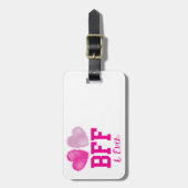 BESTE FREUNDIN beste Freunde für immer Gepäckanhänger (Vorderseite vertikal)