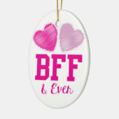 BESTE FREUNDIN beste Freunde für immer Keramik Ornament (Links)