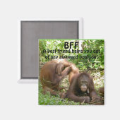 BESTE FREUNDIN Beste Freunde für immer Magnet (Vorderseite/Rückseite)