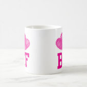 BESTE FREUNDIN beste Freunde für immer mit Kaffeetasse (Mittel)