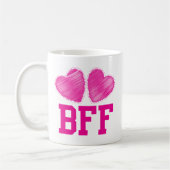 BESTE FREUNDIN beste Freunde für immer mit Kaffeetasse (Links)