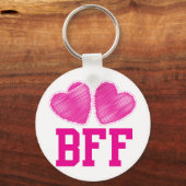BESTE FREUNDIN Beste Freunde für immer mit Liebe H Schlüsselanhänger (Vorderseite)