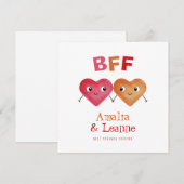 BESTE FREUNDIN Beste Freunde für immer Niedlich Fr (Vorne/Hinten)