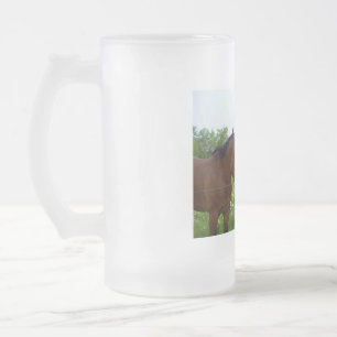 BESTE FREUNDIN Beste Freunde für immer - Pferde Mattglas Bierglas